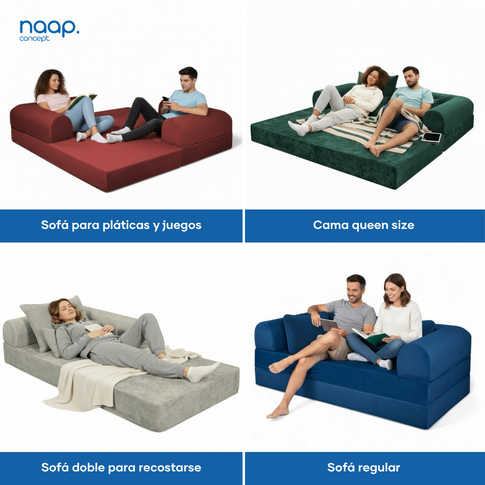 SOFA CAMA TEDDY QUEEN SIZE