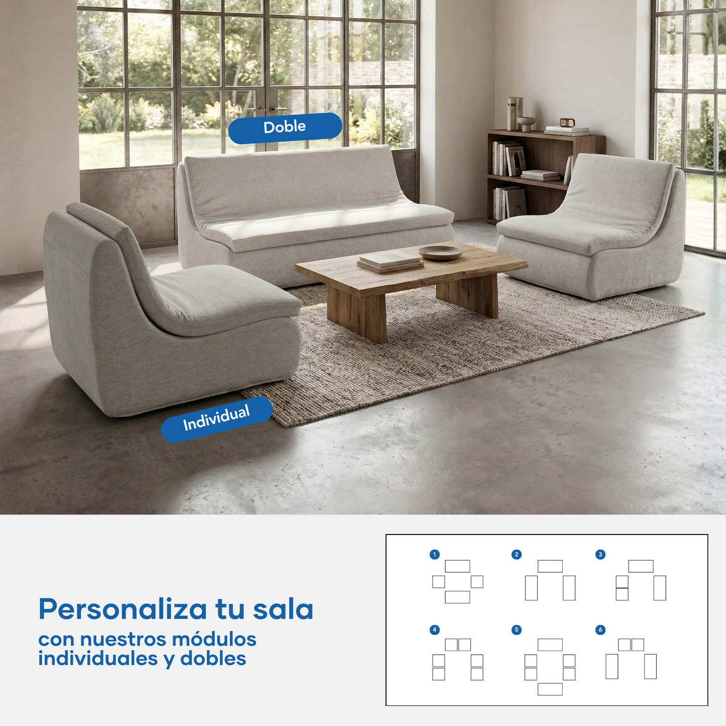 SALA NOVA (2 individuales, un doble)