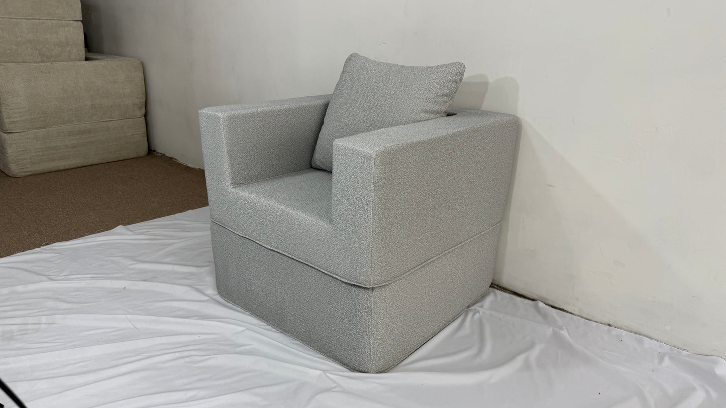 Sillón Individual Smooth Silver OUTLET