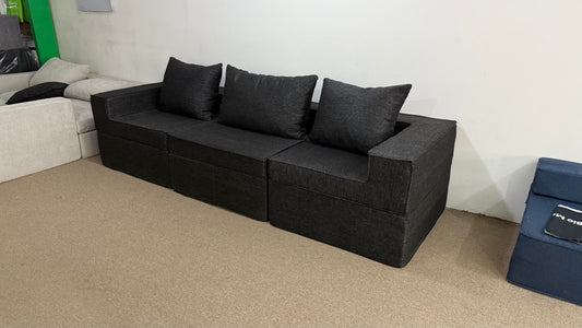Sala de 3 Modulos Negra OUTLET